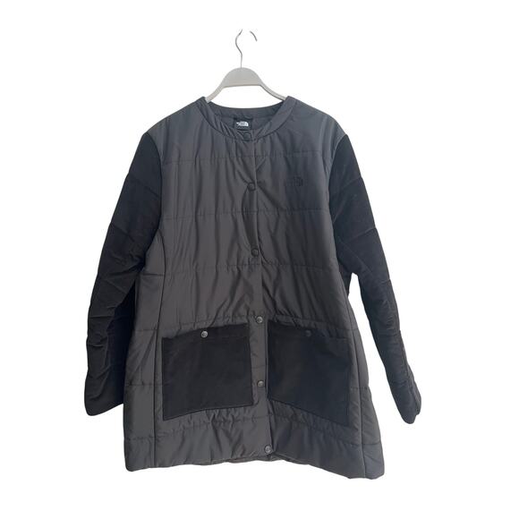 The North Face Women's Harway Collarless Black Midi Jacket w/Pockets Size: XXL - Picture 4 of 8